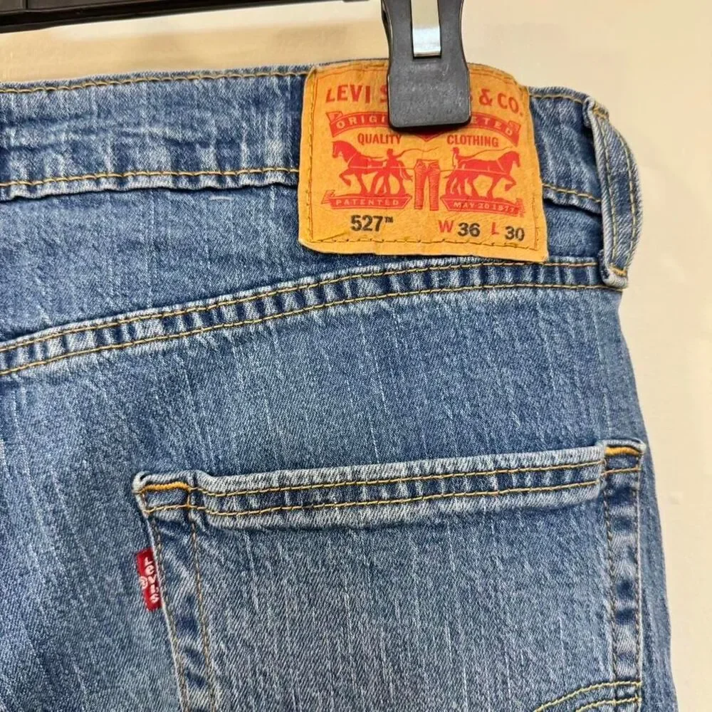Levis 527 Men's Jeans 36x30 Straight Leg Streetwear 90s Denim Vtg Rodeo